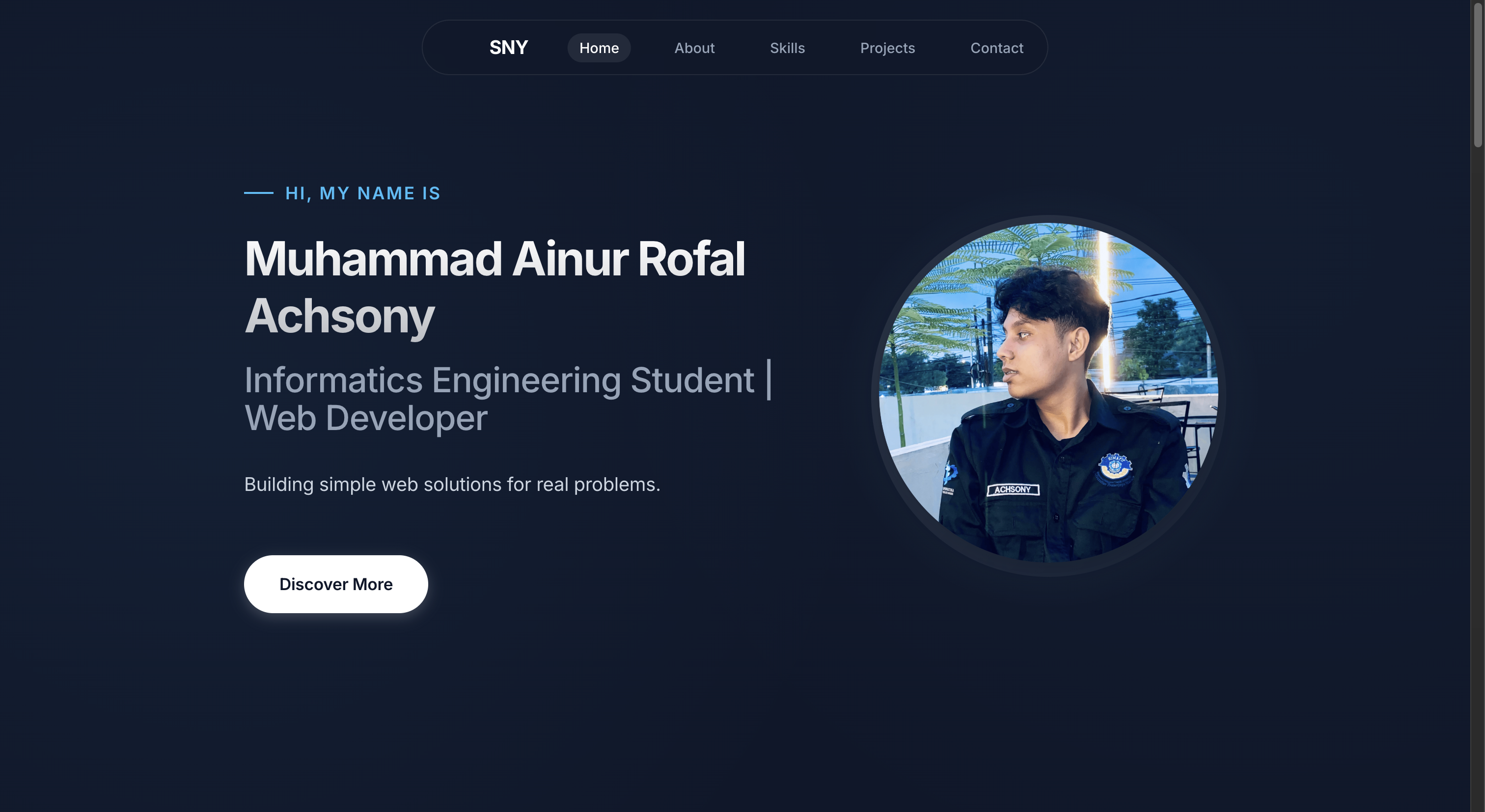 Personal Portfolio Preview
